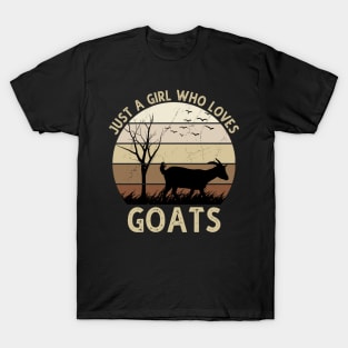 Just A Girl Who Loves Goats T-Shirt